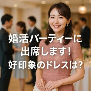 婚活パーティーに出席します！好印象のドレスは？