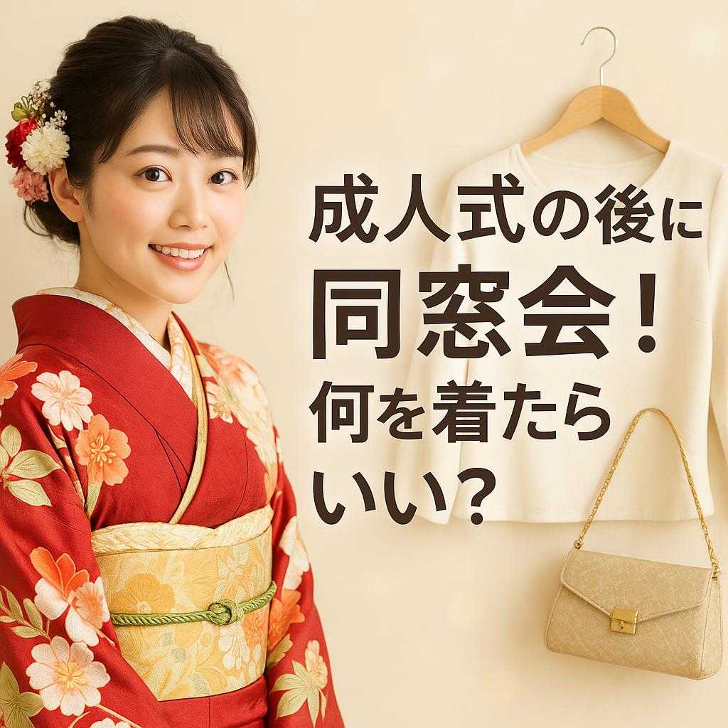 成人式の後に同窓会！何を着たらいい？