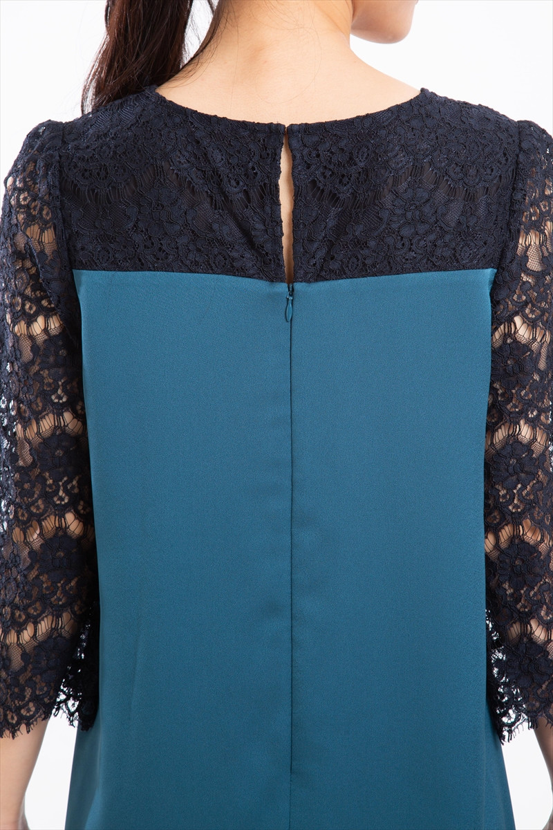 UNITED ARROWSの袖あり オーバーレースドレス 1,1,1,1 