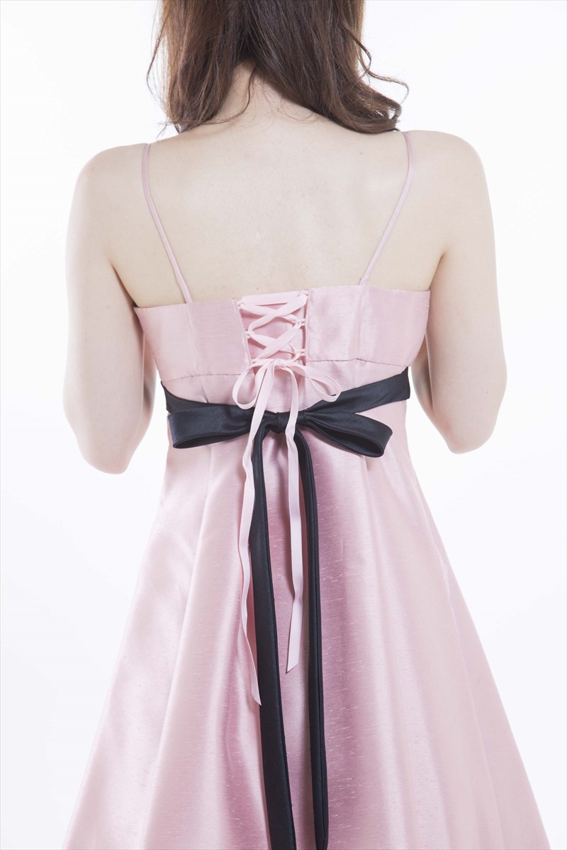 EMOTIONALL DRESSESのパールピンクハイウエストドレス 1 