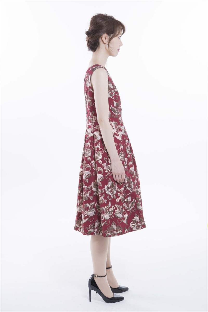 Grace Classの花柄ジャガード織ドレス 1,1 