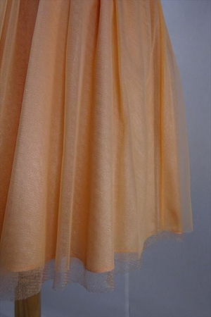 Daryl Diamondのラメチュールビューベルトドレス オレンジ