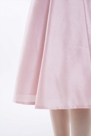EMOTIONALL DRESSESのパールピンクハイウエストドレス